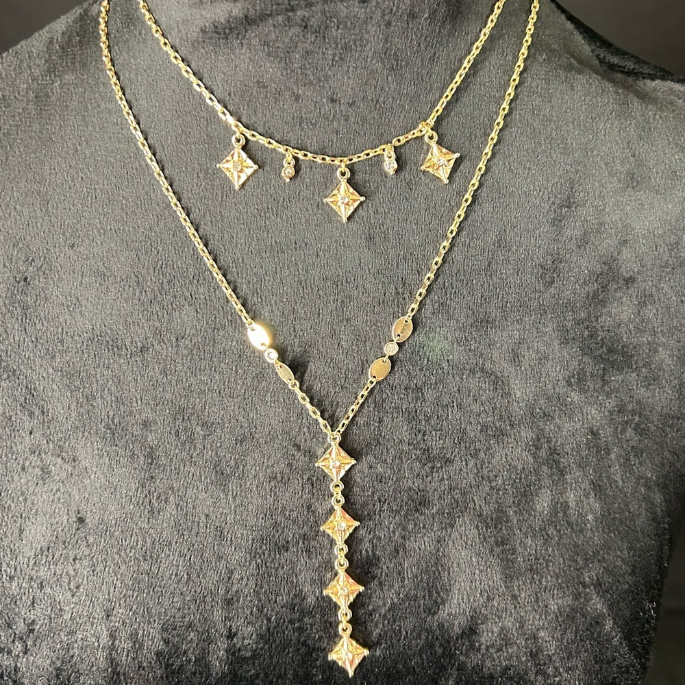 Ettika Double Necklace - Picture 2 of 4